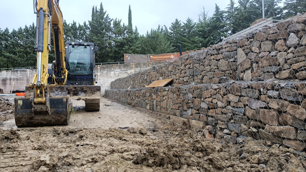 movimento terra Firenze e provincia, realizzazione di gabbia metallica