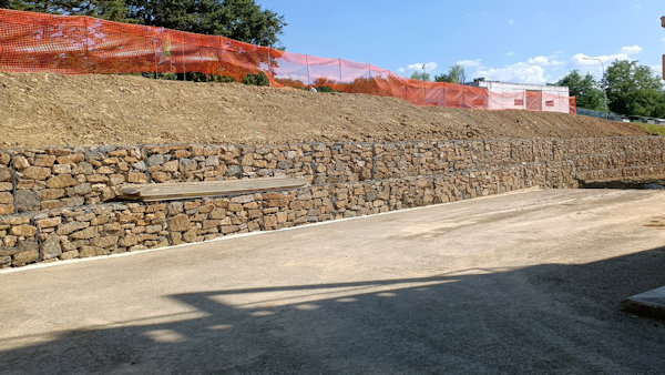 movimento terra San Firenze, realizzazione di gabbia metallica
